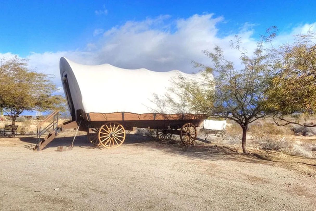 Pioneer Wagon Caravan in Yucca, Arizona