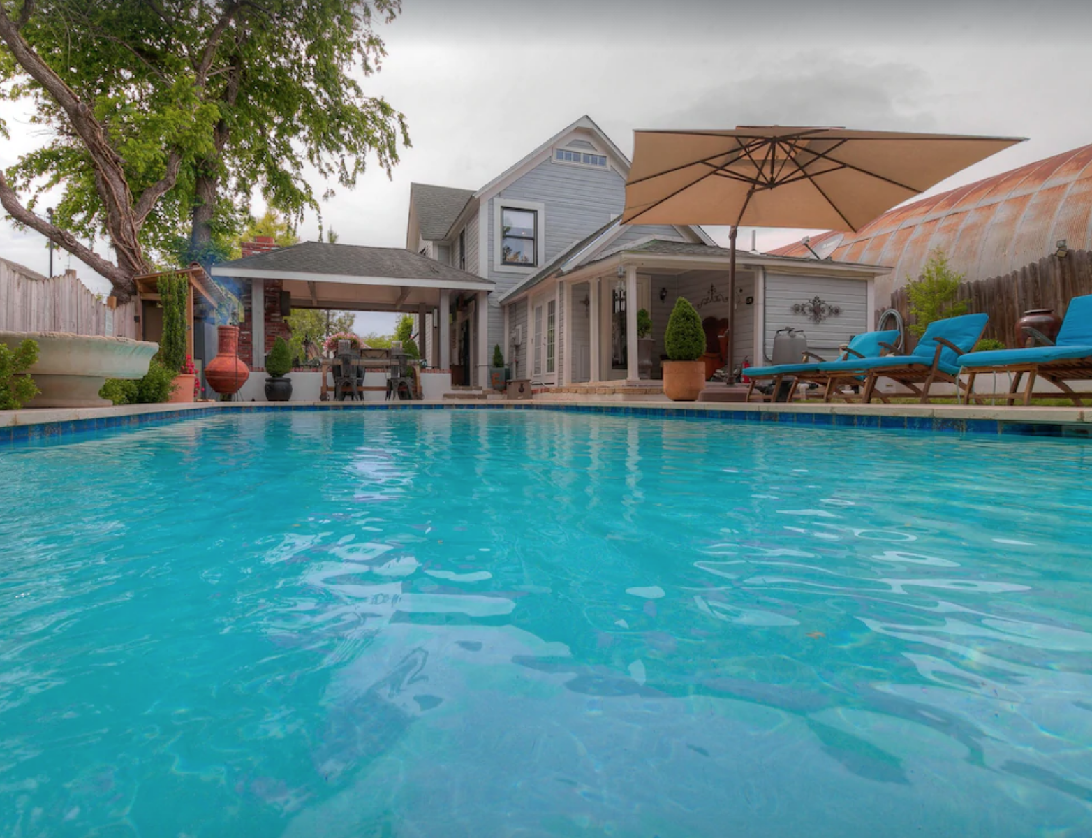 Red Brick & Blue Skies: The Pool