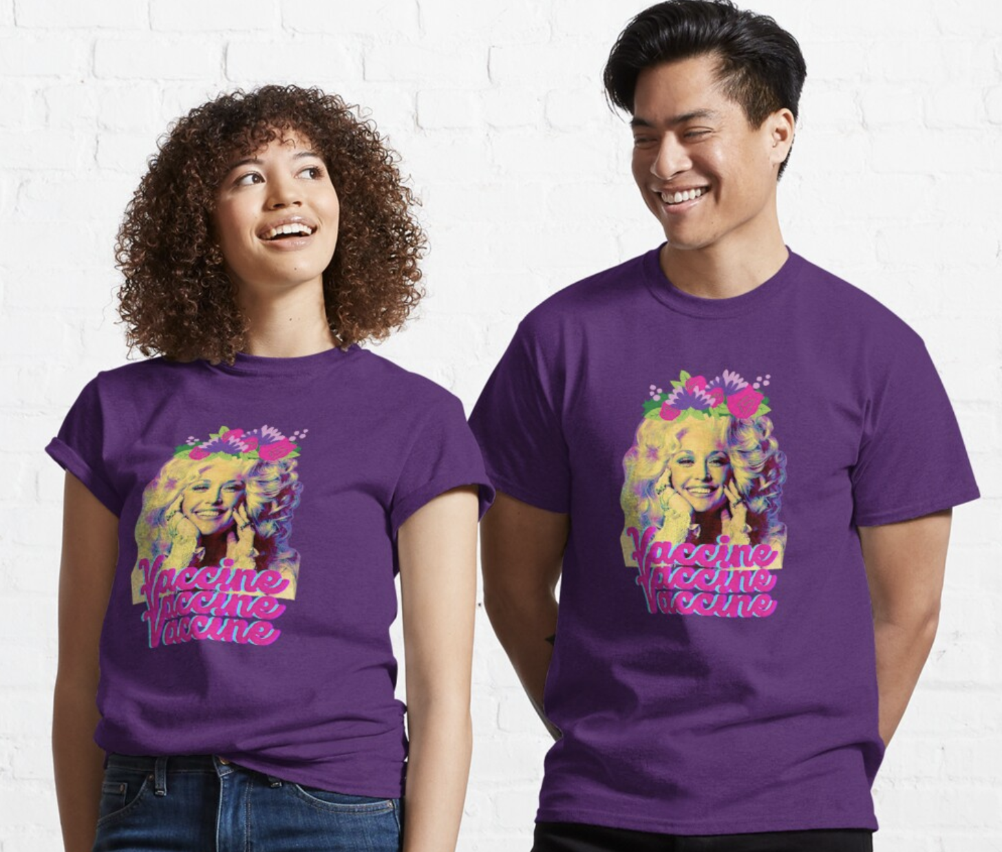 Dolly Parton vaccine Classic T-Shirt