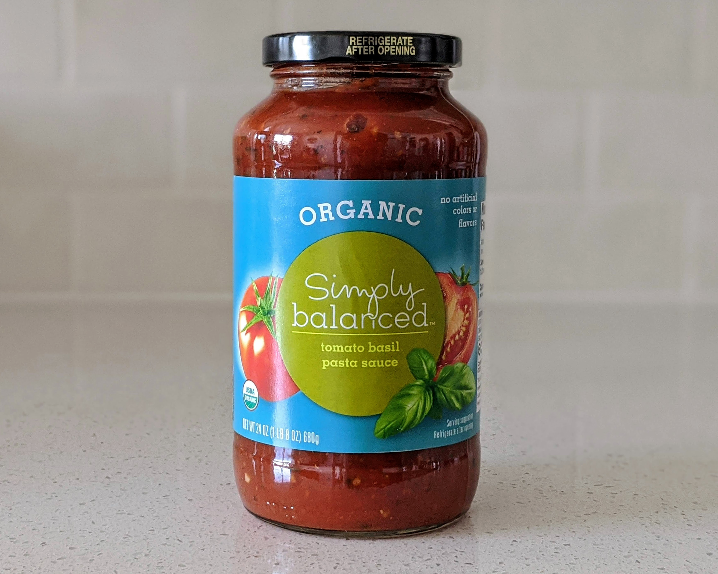 Simply Balanced Organic Tomato Basil Pasta Sauce (Target)
