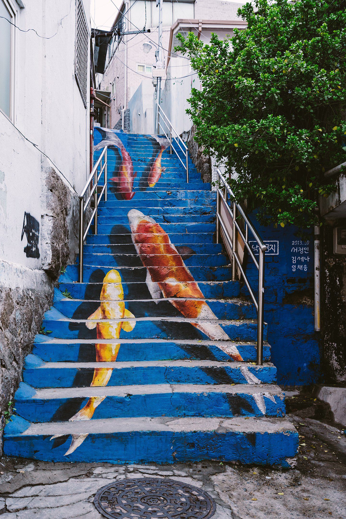 koi stairs