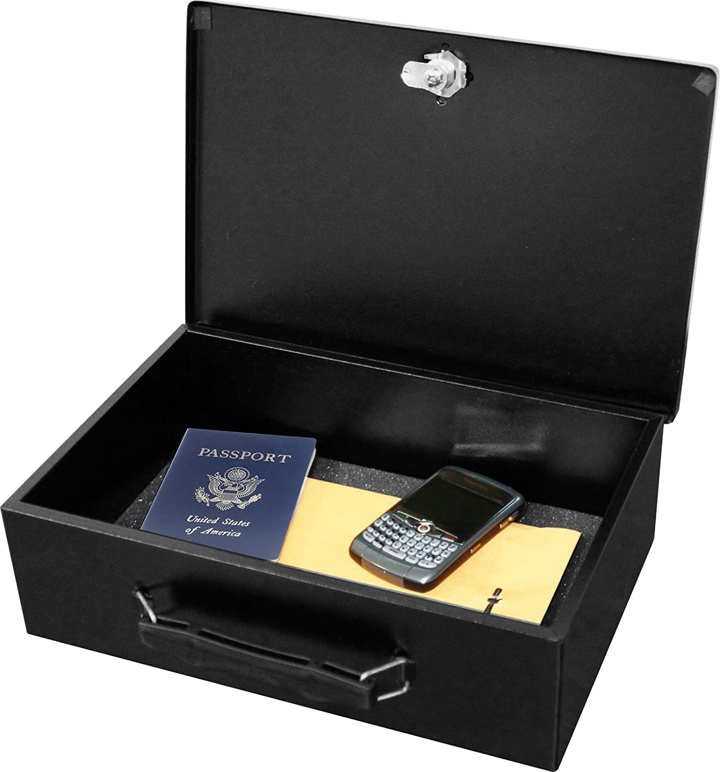 Honeywell Fire Resistant Steel Security Safe Box with Key Lock
