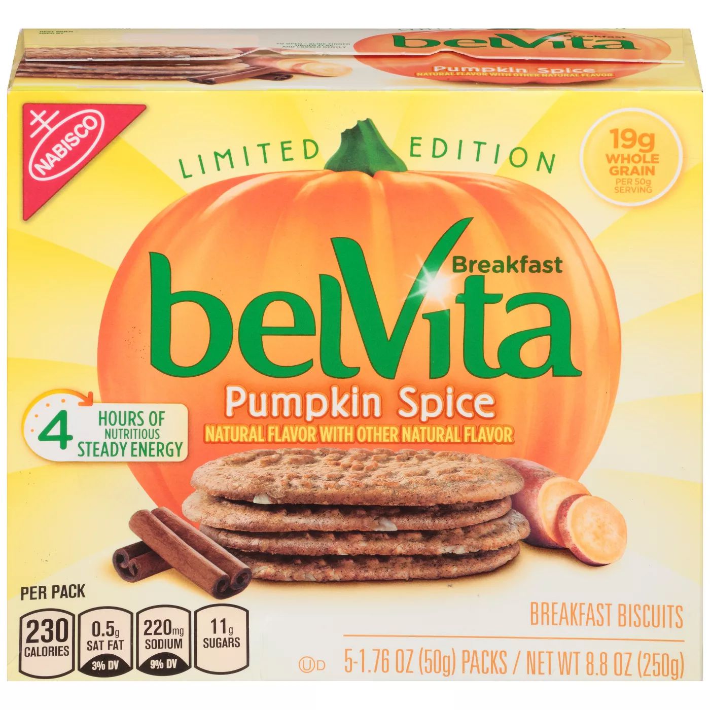 Belvita Pumpkin Spice Breakfast Biscuits