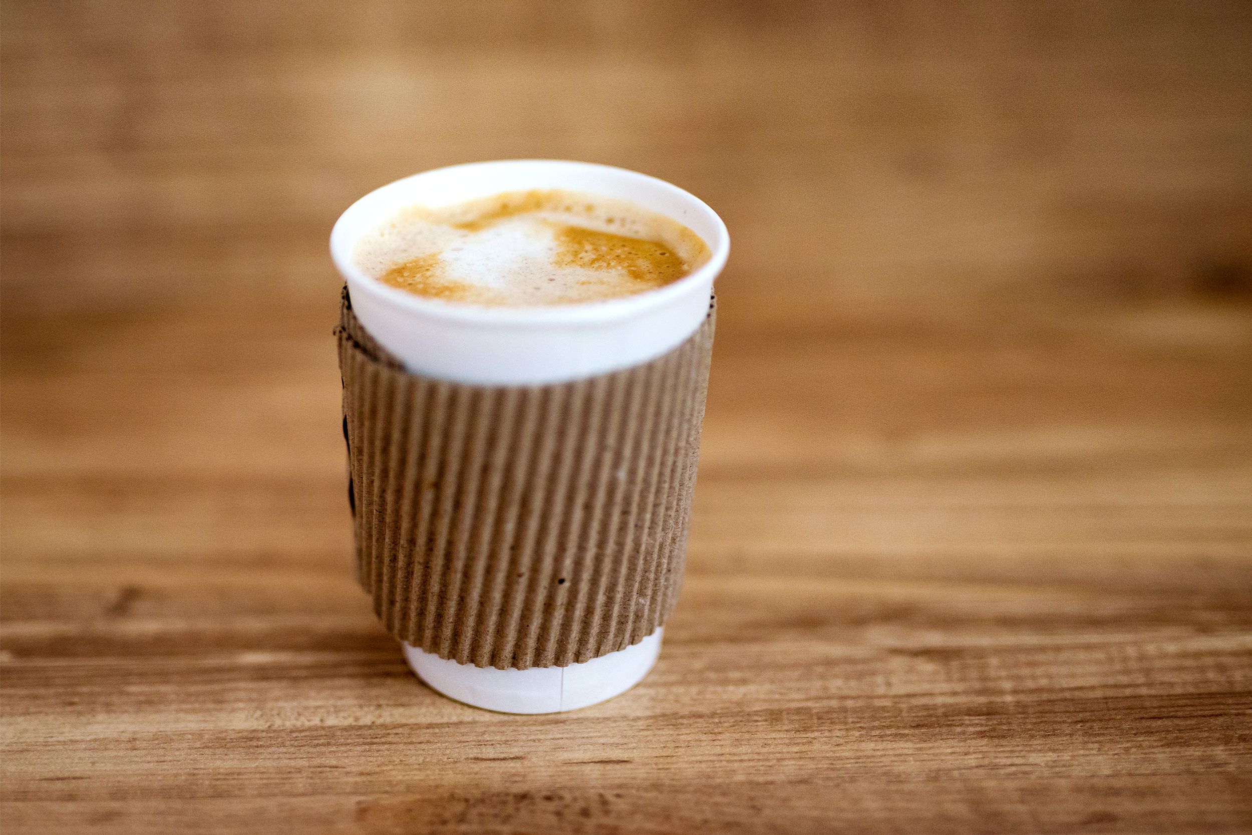 To-go coffee cup