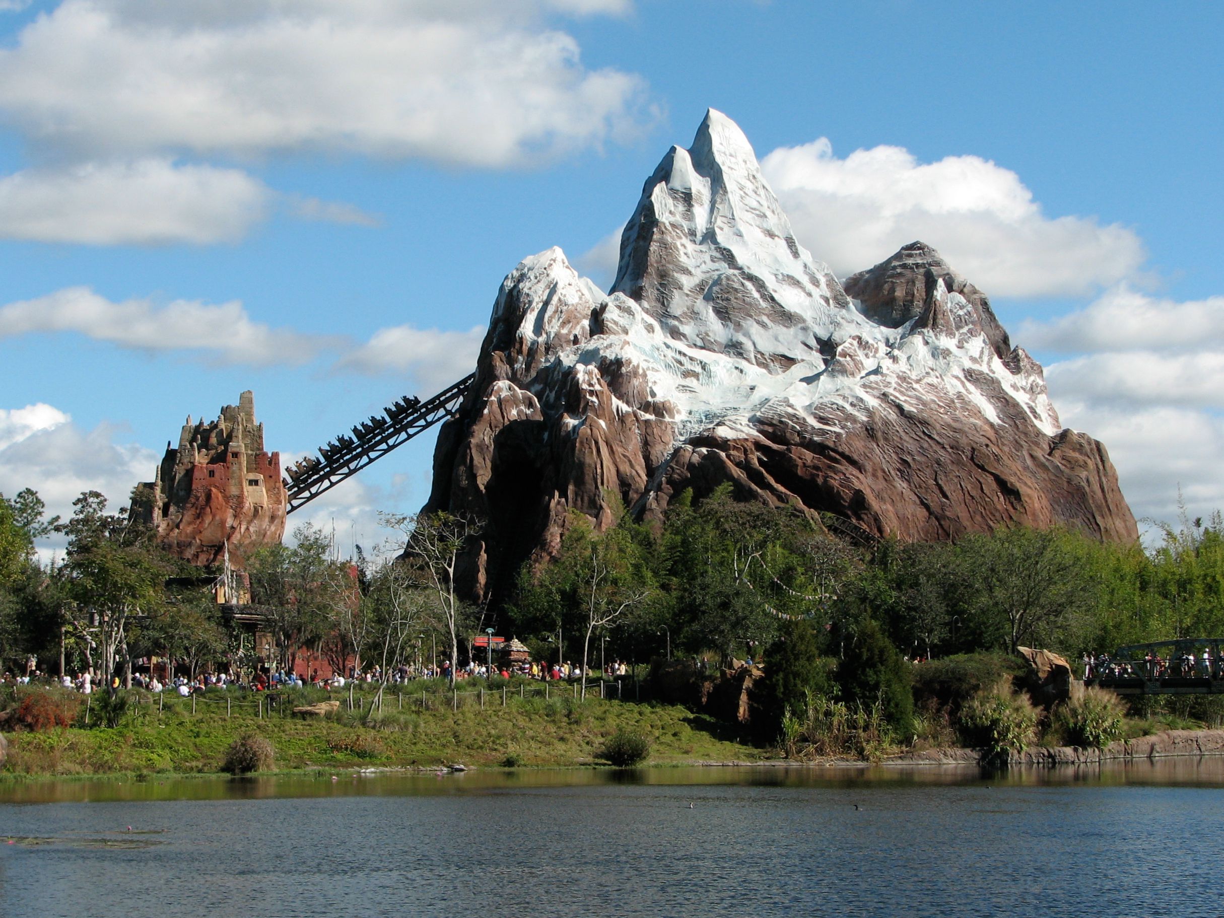 The Expedition Everest roller coaster at Disney's Animal Kingdom