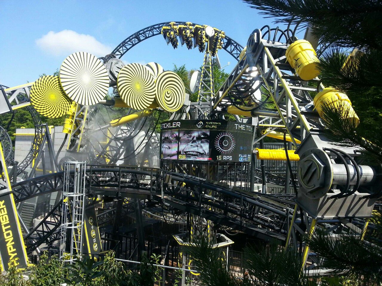 The Smiler, at Alton Towers