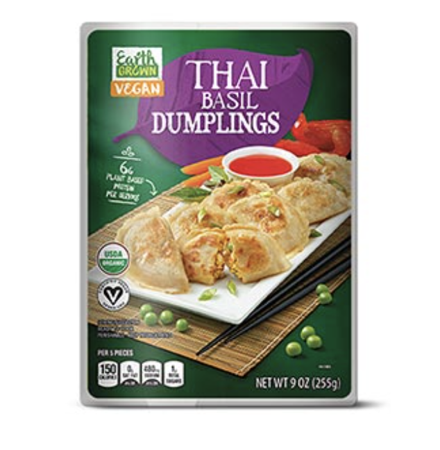 Earth Grown Thai Basil Organic Vegan Dumplings