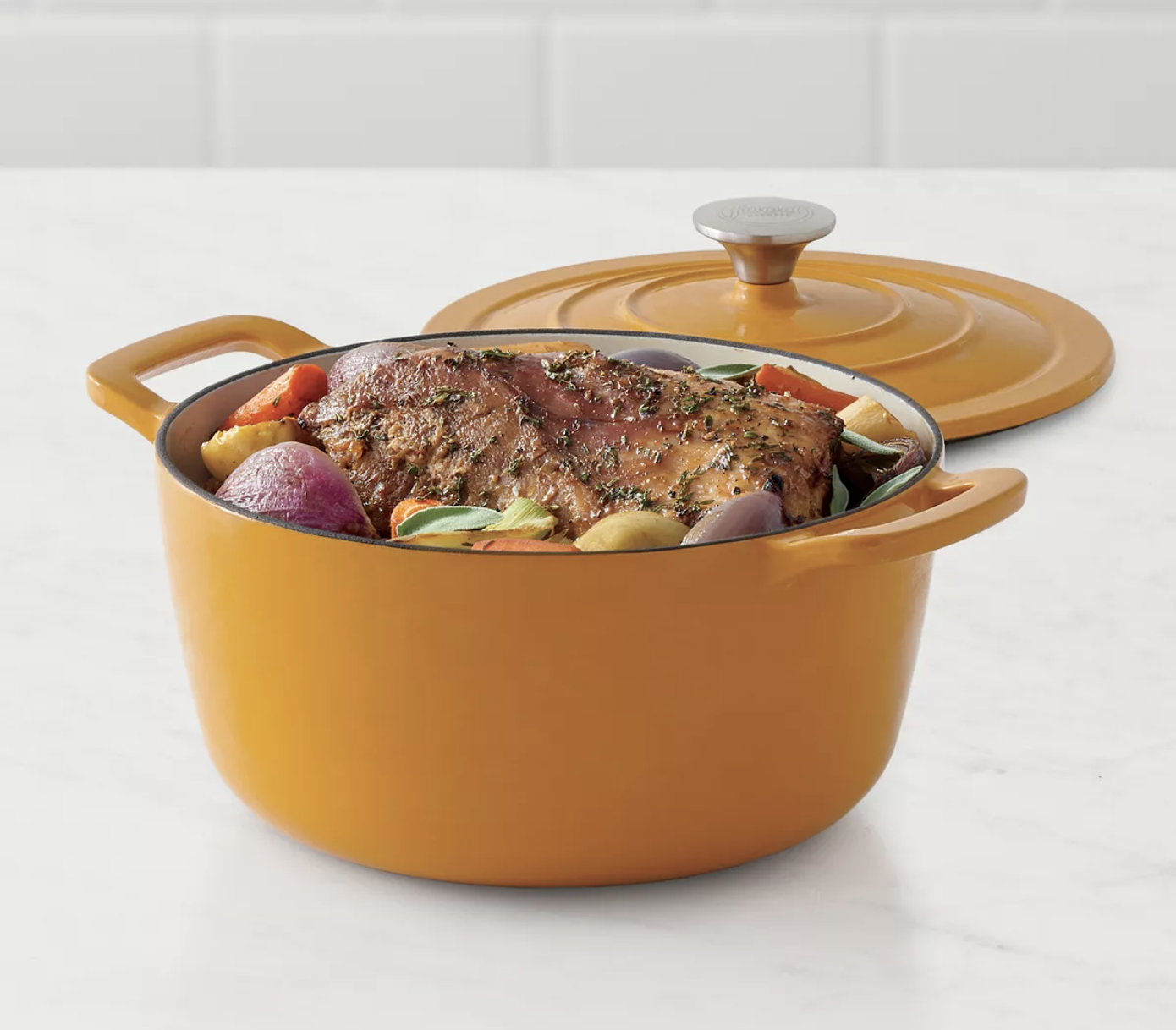 Food Network™ 5-qt. Enameled Cast-Iron Dutch Oven