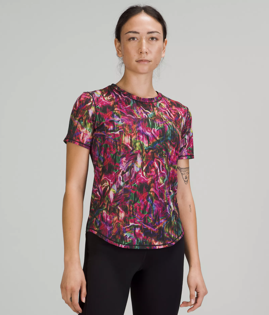Lululemon High Neck Running and Training T-Shirt