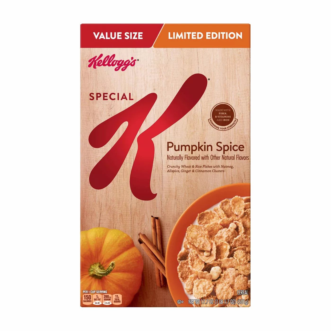 Special K Pumpkin Spice Crunch Cereal