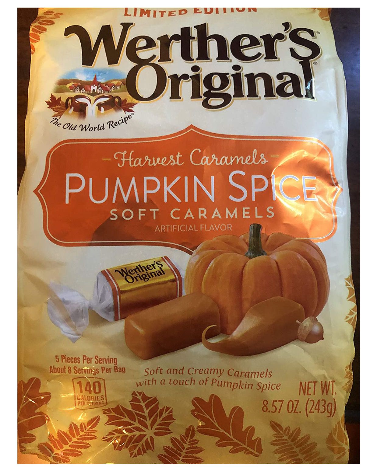 Werther's Original Pumpkin Spice Soft Caramels