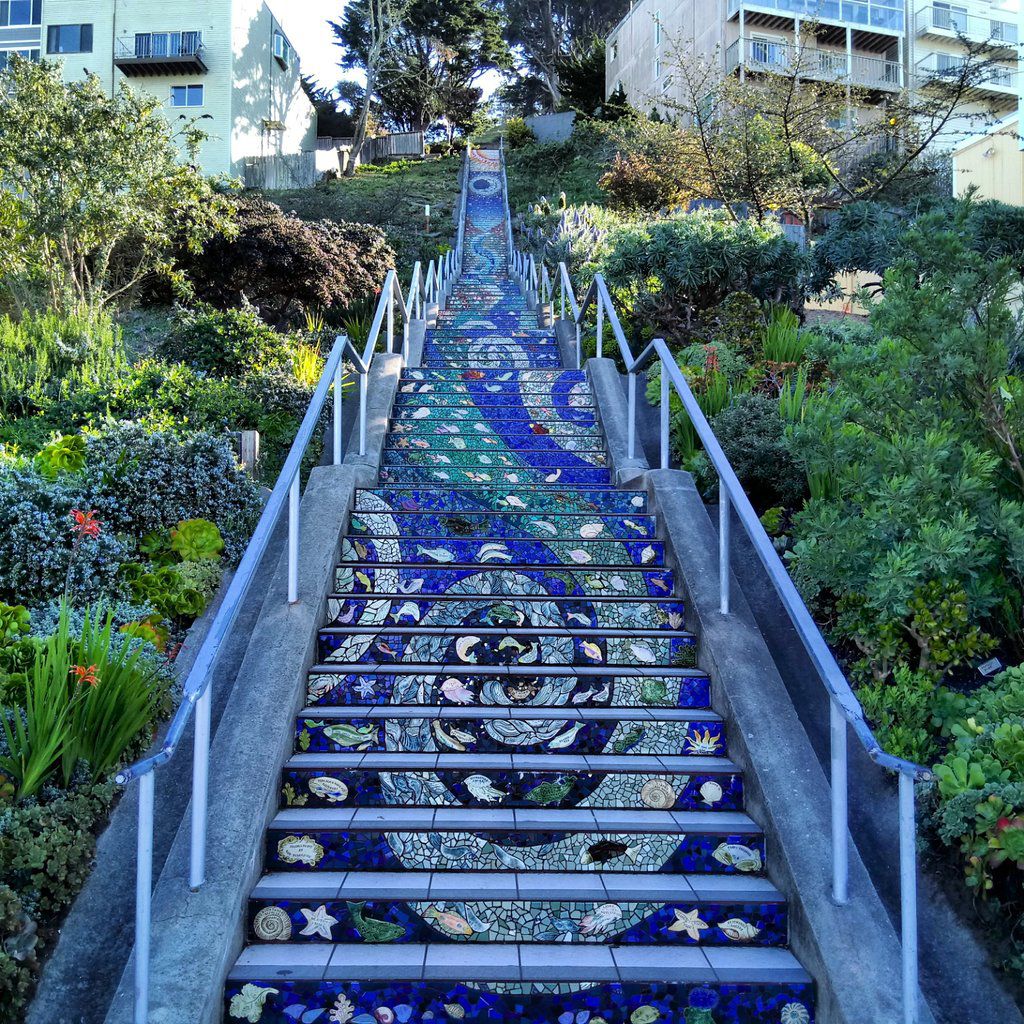 16th Avenue Tiled Steps