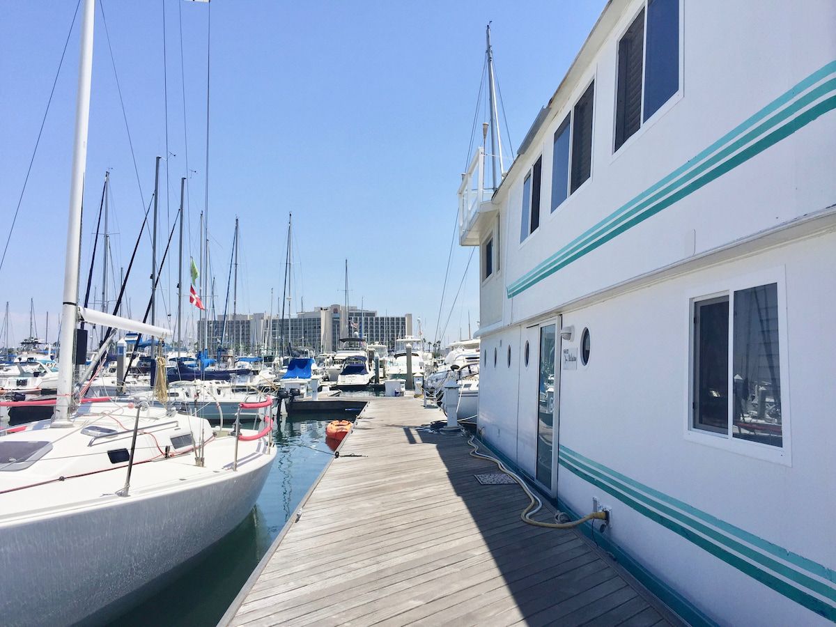 Houseboat in San Diego Bay