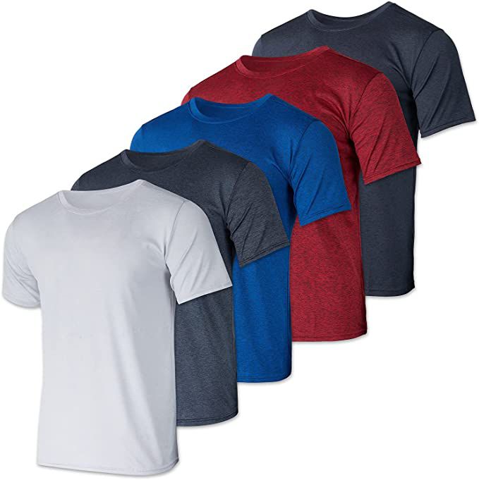 Real Essentials Men’s Performance Crew T-Shirt