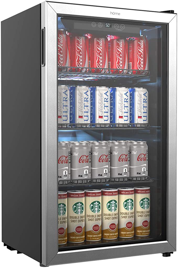 HomeLabs Beverage Refrigerator and Cooler