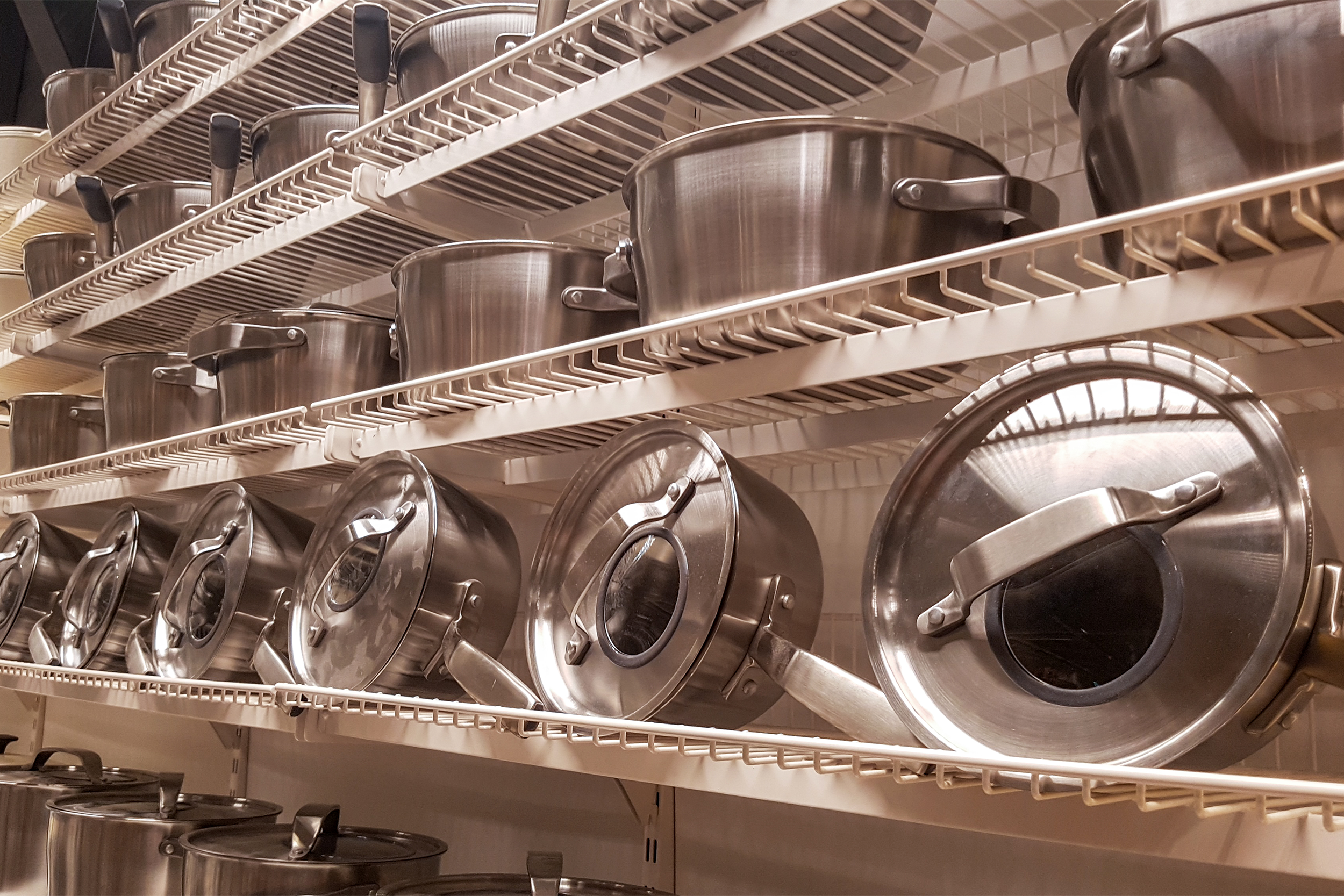 Cookware on display