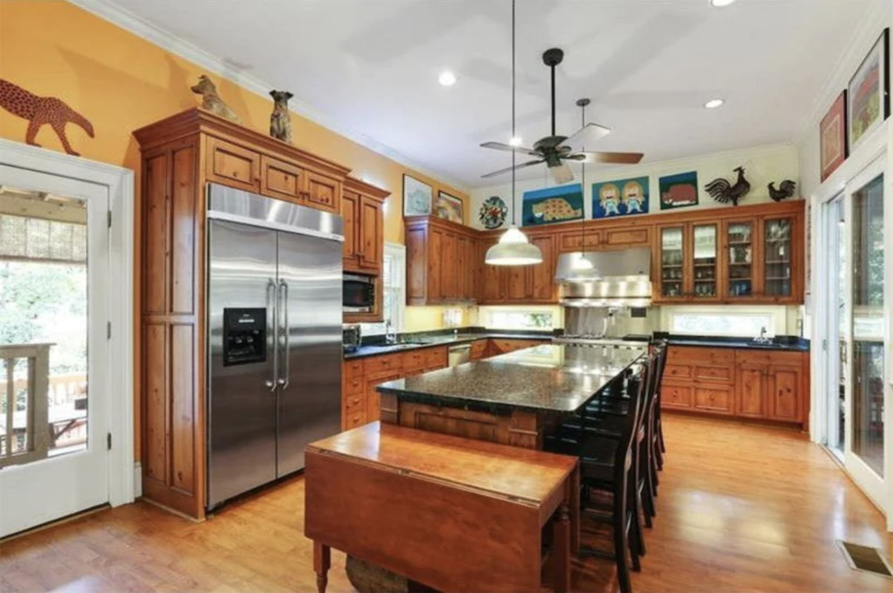 Large Kitchen of the 1920s Grand House, Atlanta