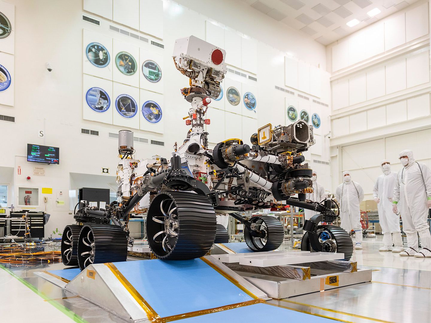 Perseverance at Jet Propulsion Laboratory.