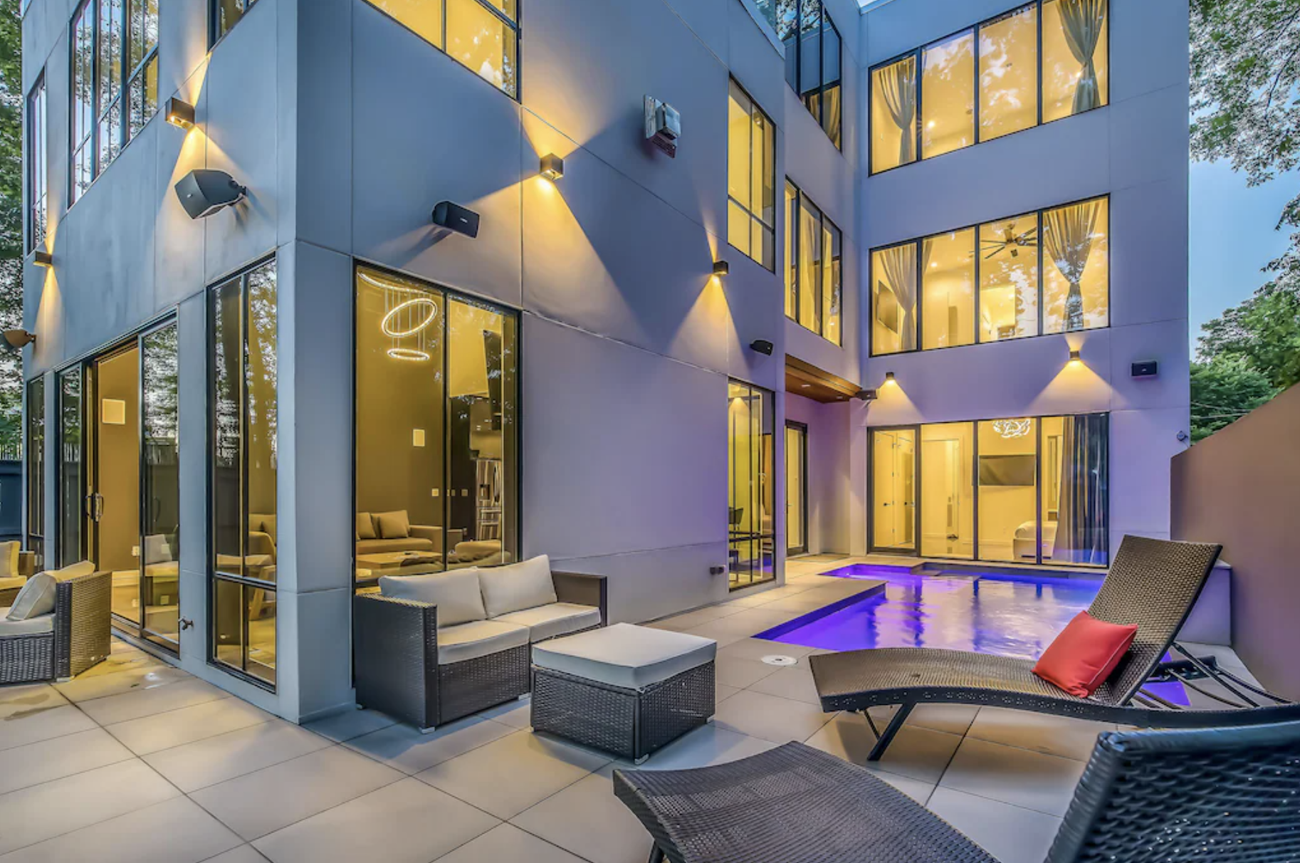 Pool of Midtown Modern Showpiece, Atlanta