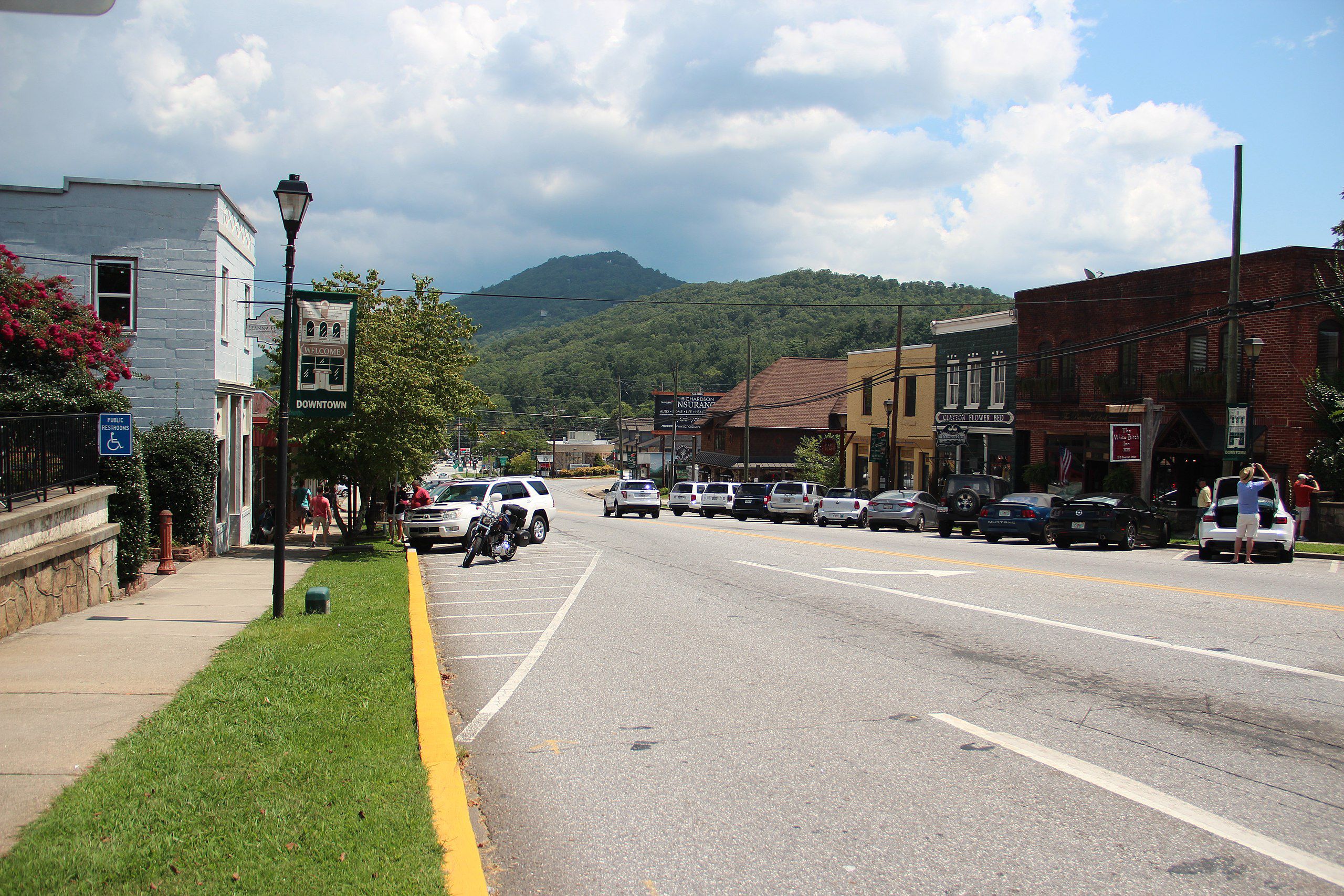 Savannah Street, Clayon, GA around 2pm during the August 21 eclipse