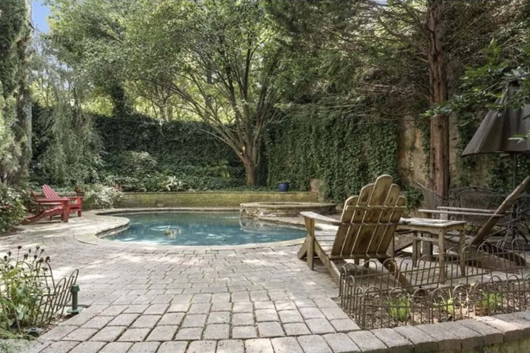 The Pool of the 1920s Grand House, Atlanta