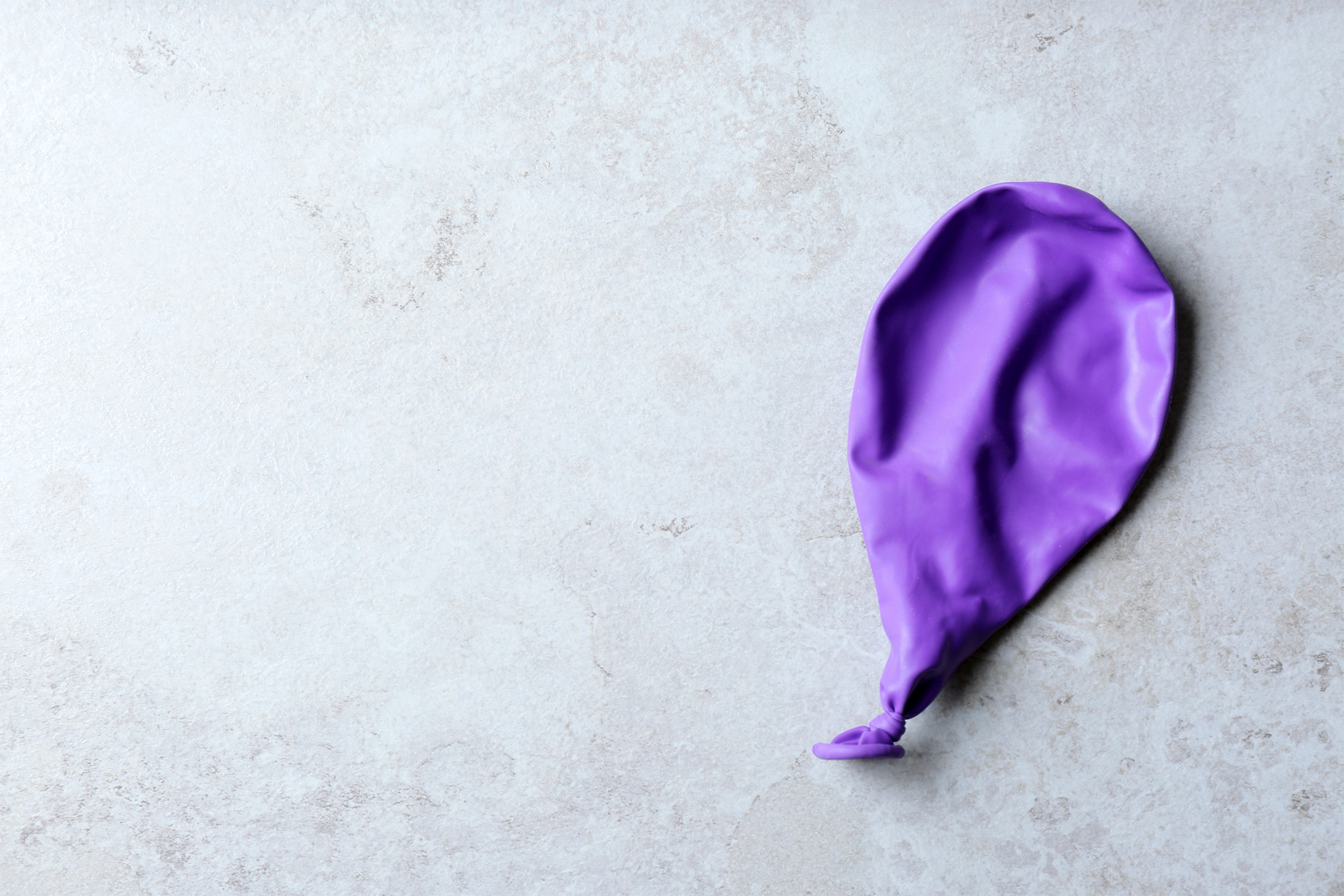 deflated balloon