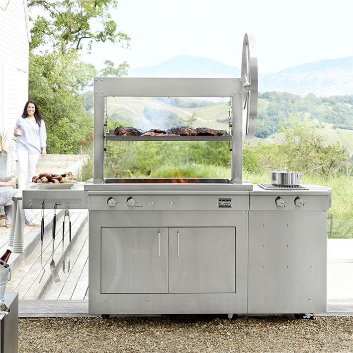 Kalamazoo Gaucho Wood-Fired Grill With Side Burner