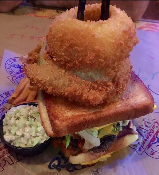 Kitchen Sink Burger Platter