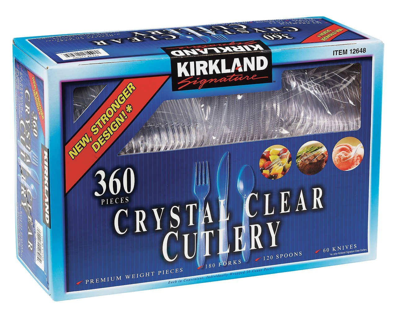 Kirkland signature clear cutlery