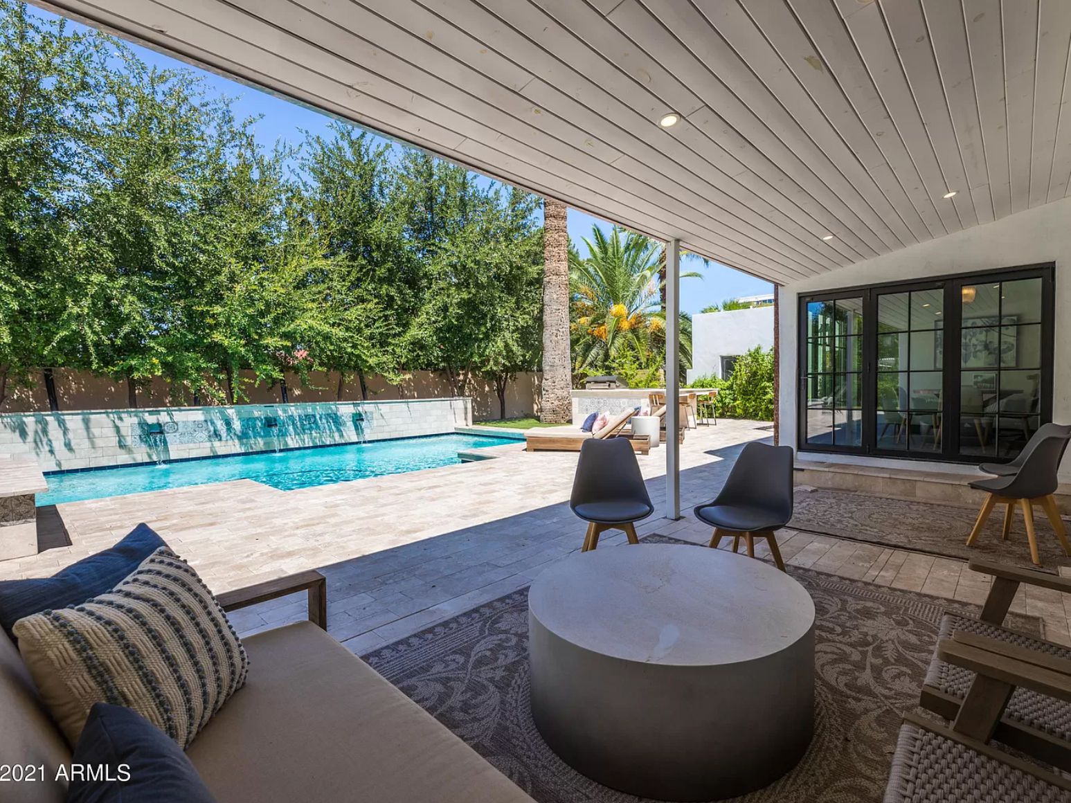 2032 N Alvarado Rd, Phoenix, AZ 85004, Inside Porch and Outdoor Pool