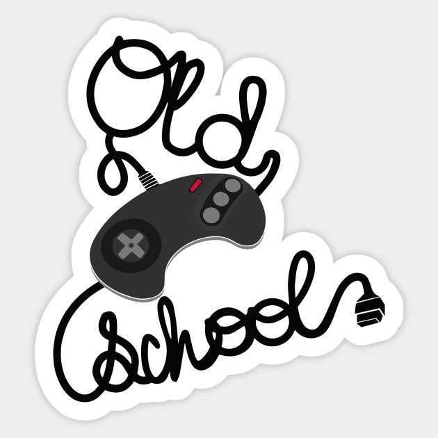 Old School T-Shirt Genesis Sticker