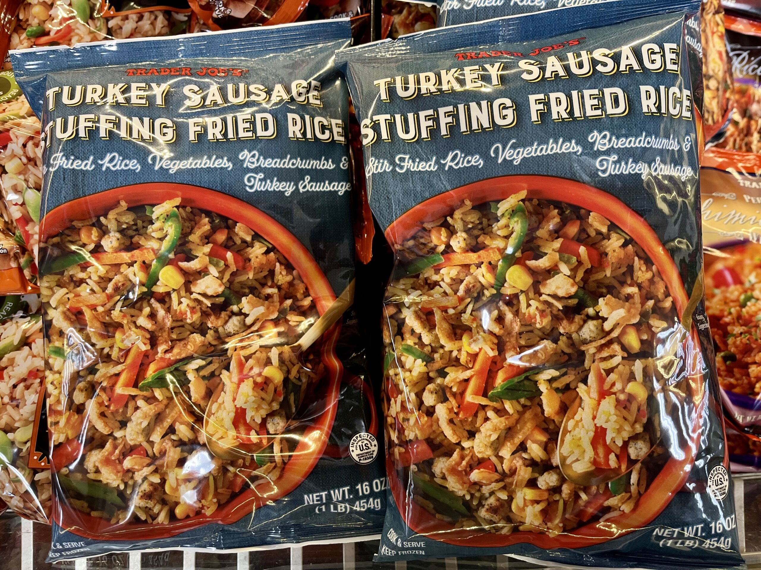 Trader Joe's Turkey Sausage Stuffing Fried Rice