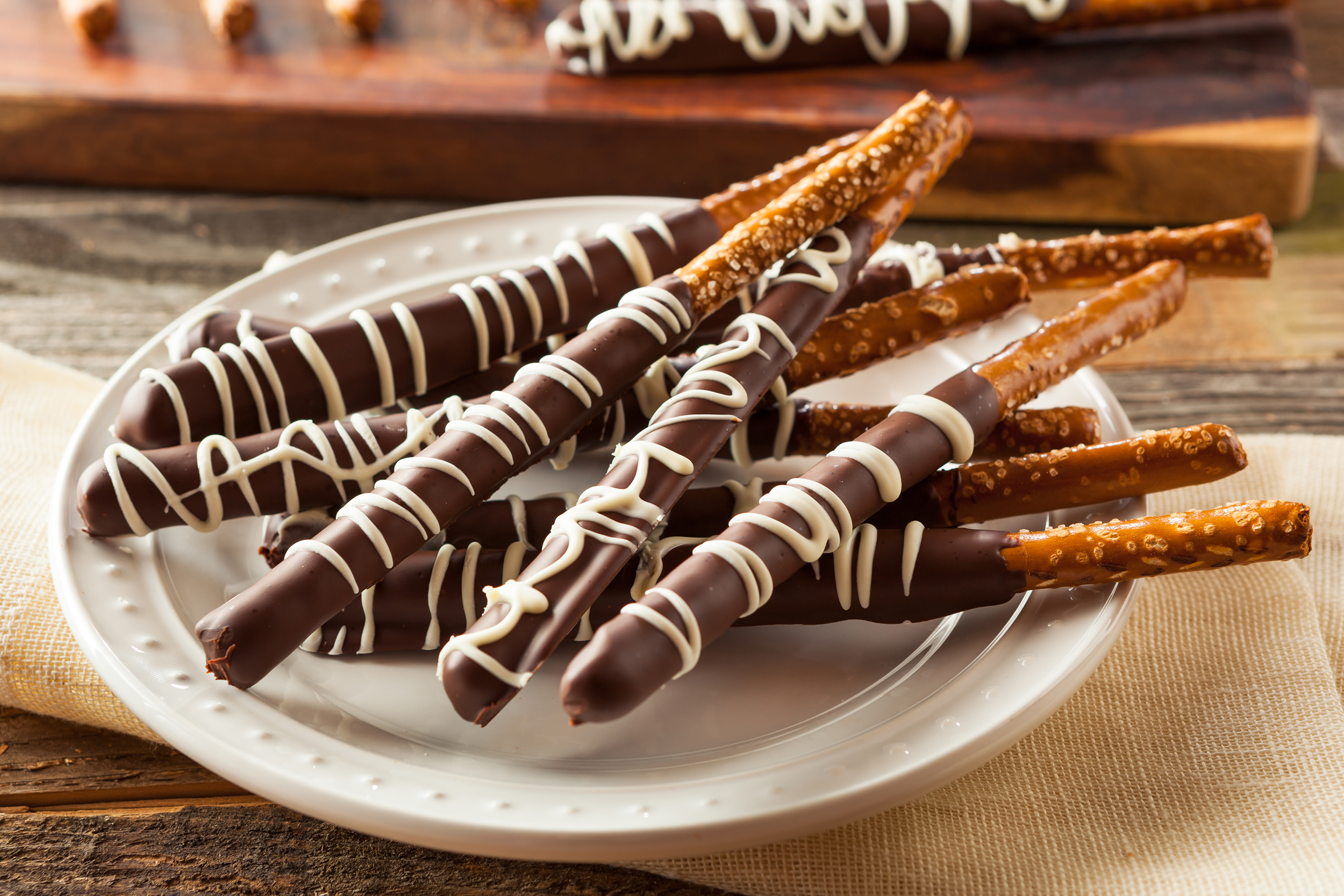 Chocolate Dipped Pretzels