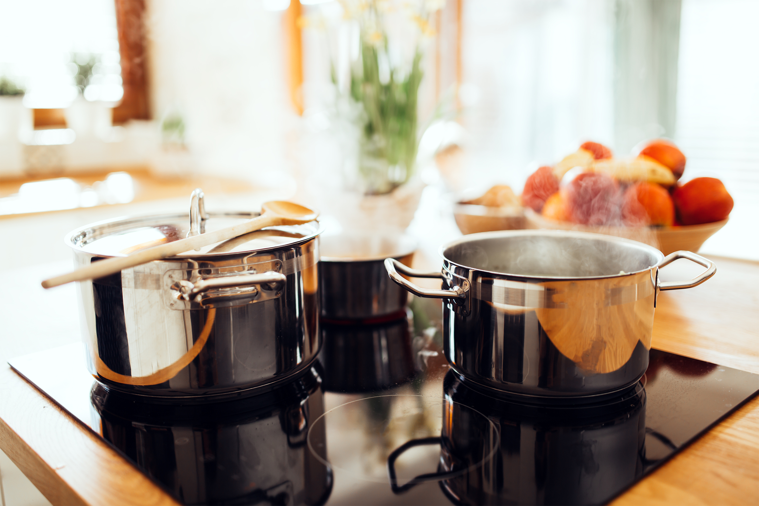 Cookware on the stove top