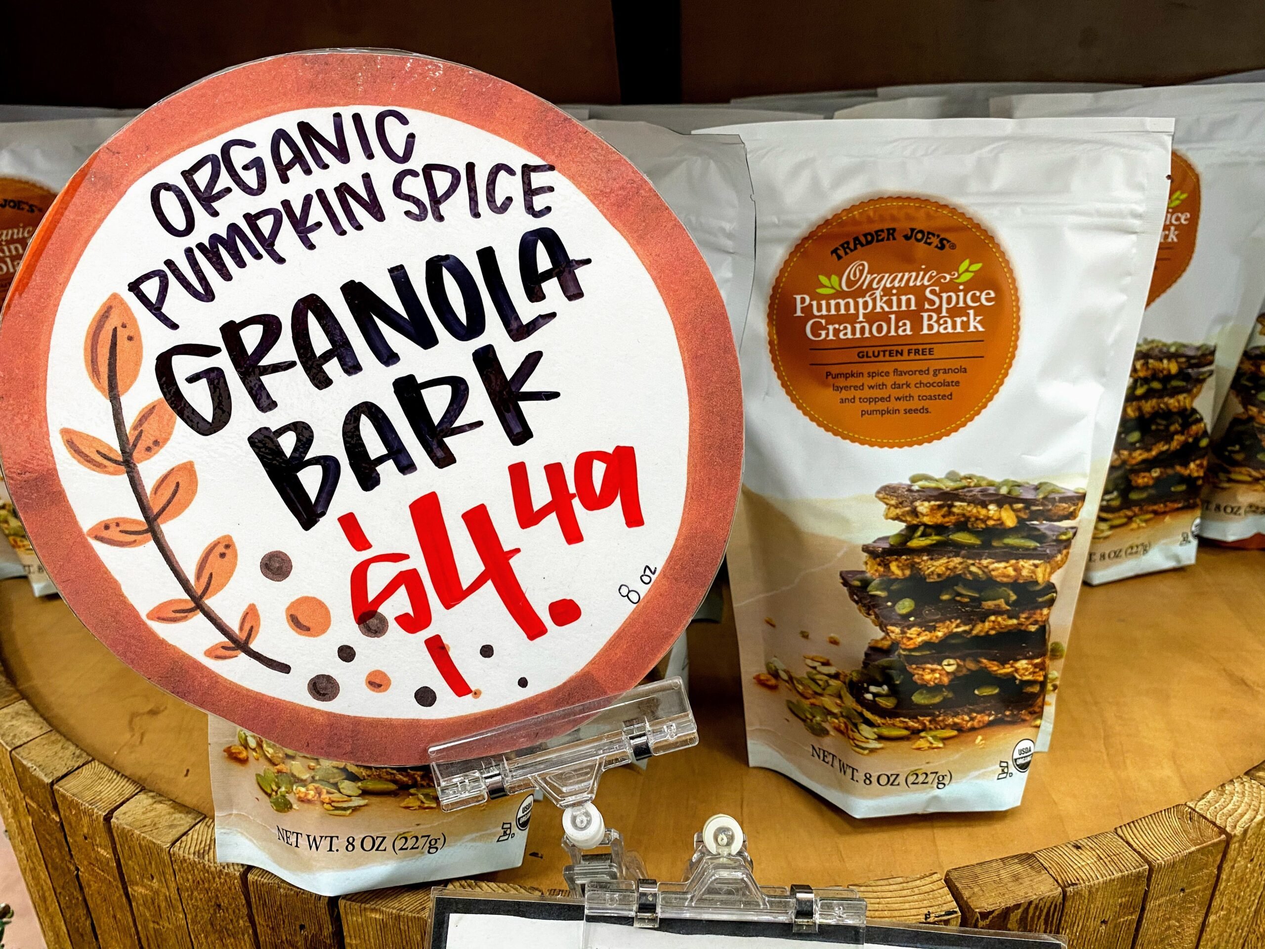 Organic Pumpkin Spice Granola Bark
