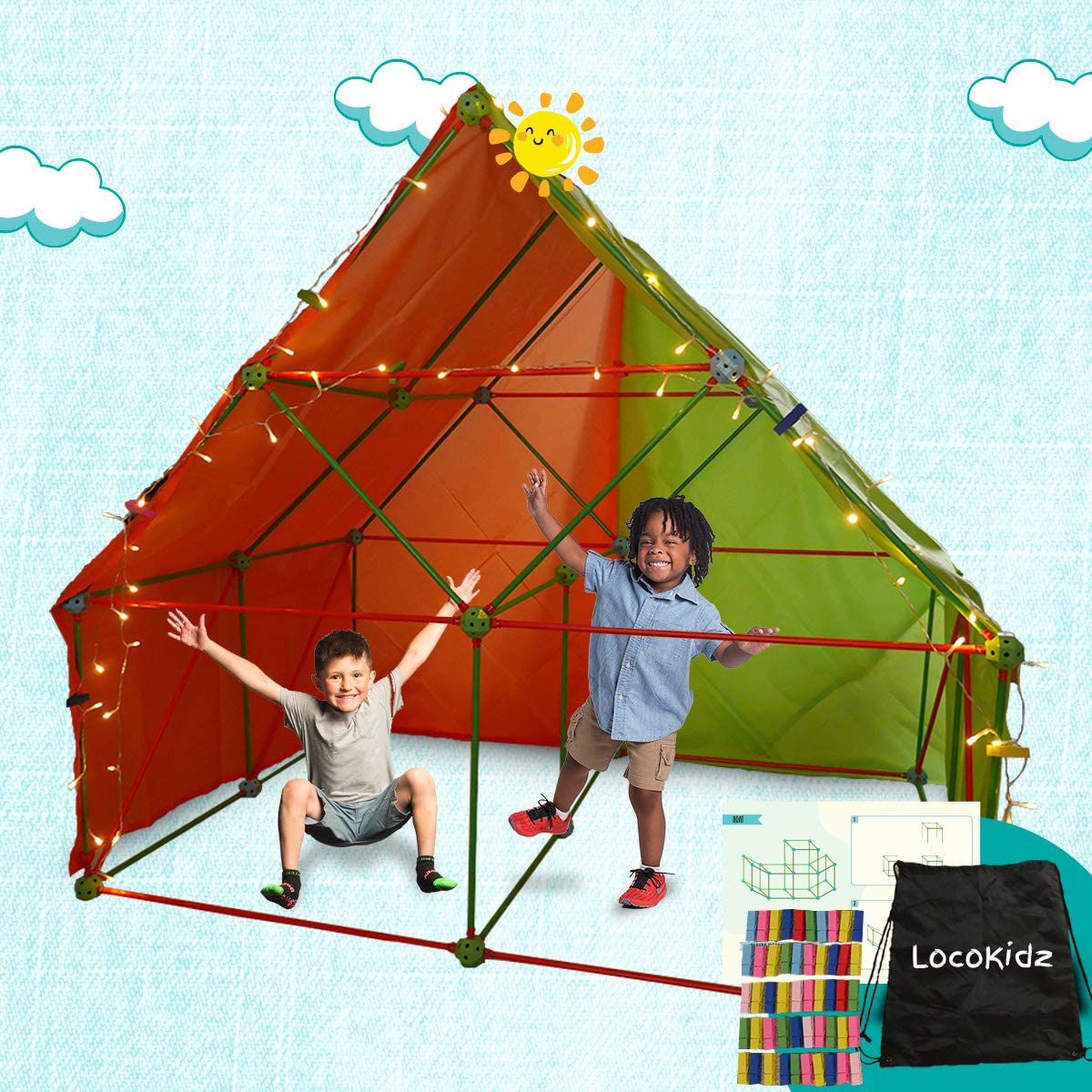 LocoKidz Fort Building Kit