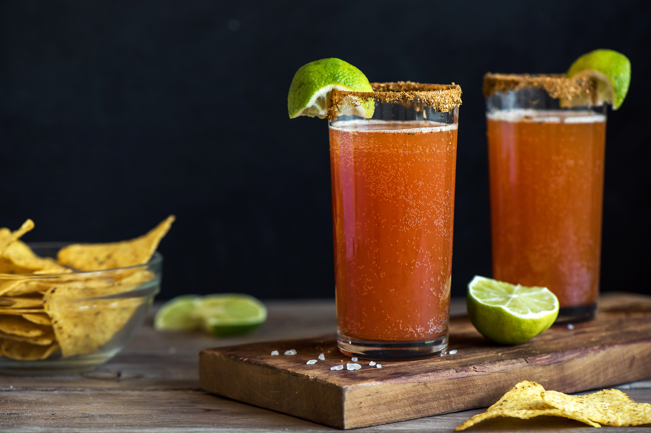 Glasses of Michelada
