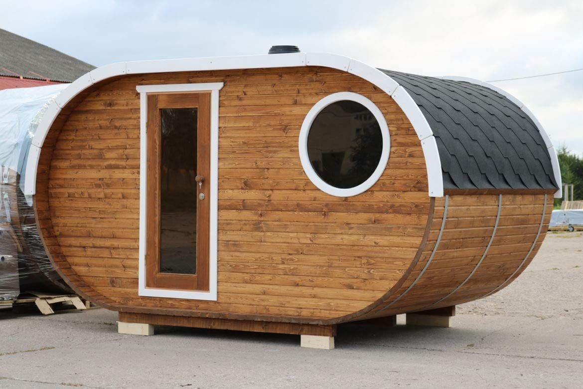 Oval Outdoor Sauna Kit
