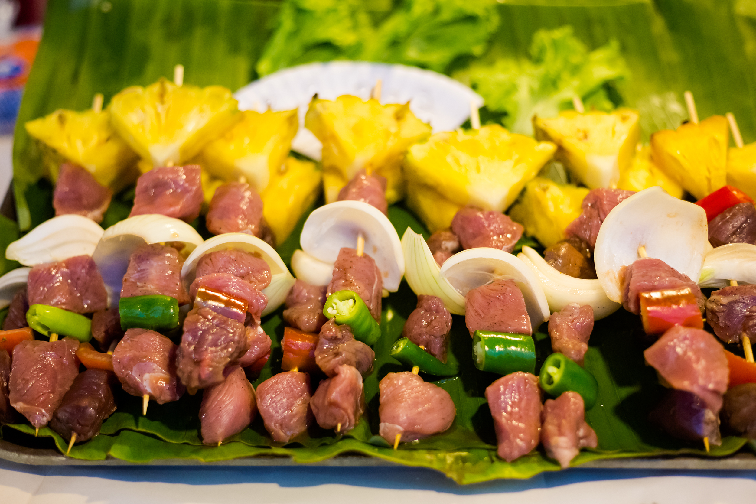 Pork and Pineapple Skewers