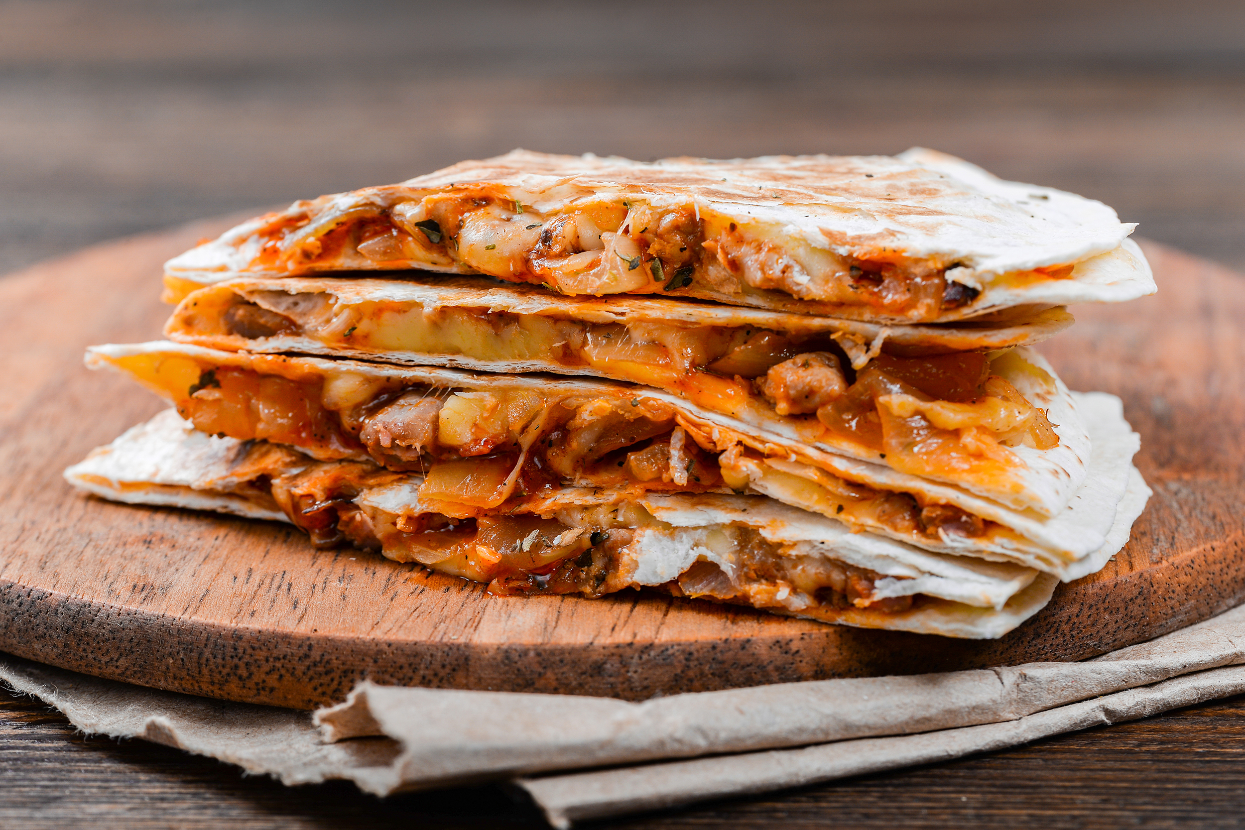 Chicken quesadillas