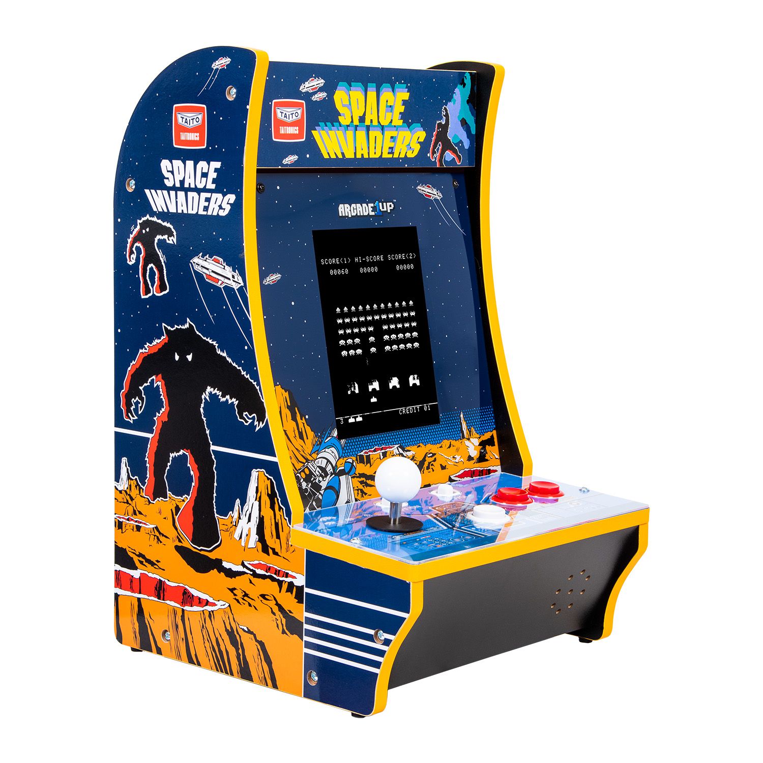 Space Invaders Counter Arcade Machine