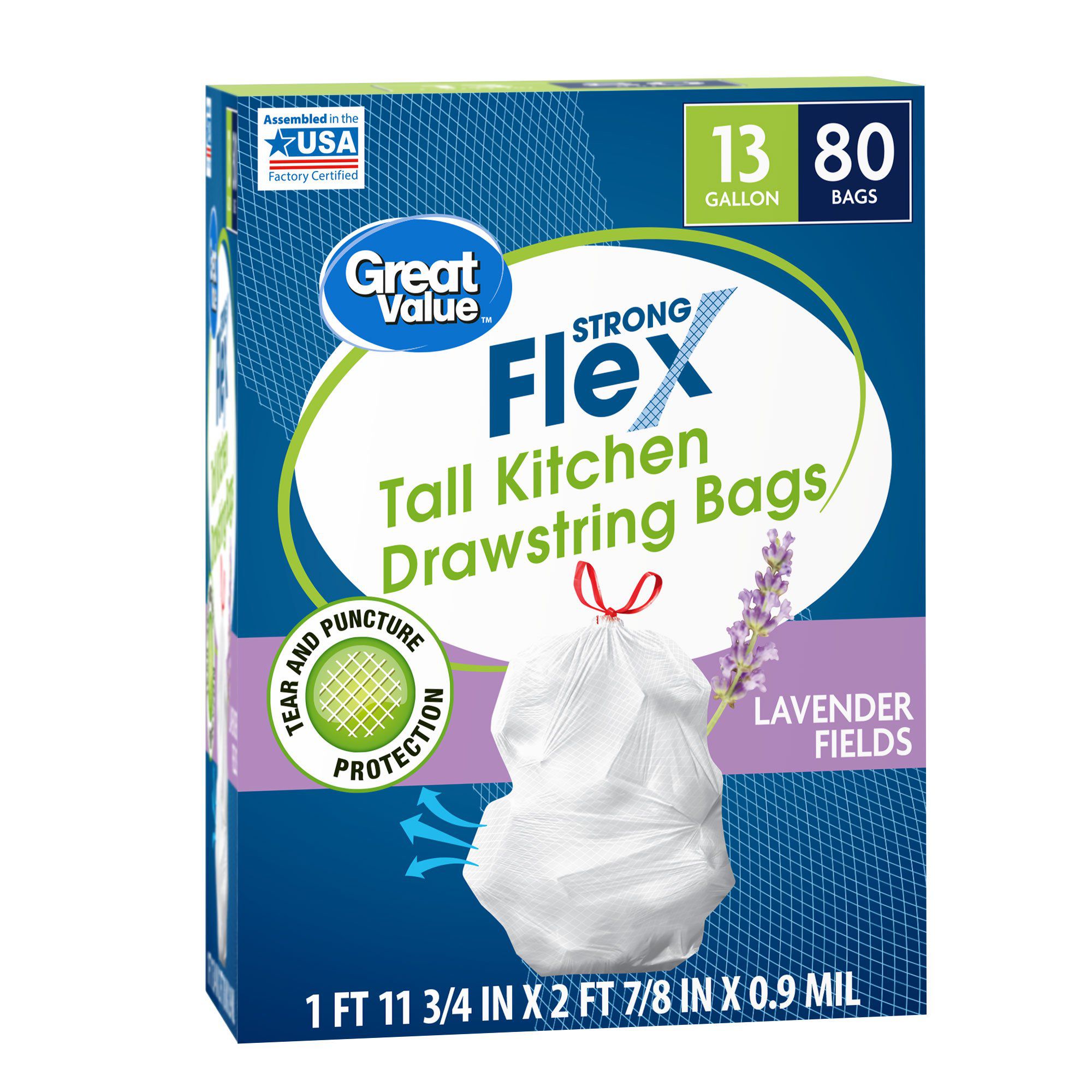 Great Value Strong Flex Trash Bags