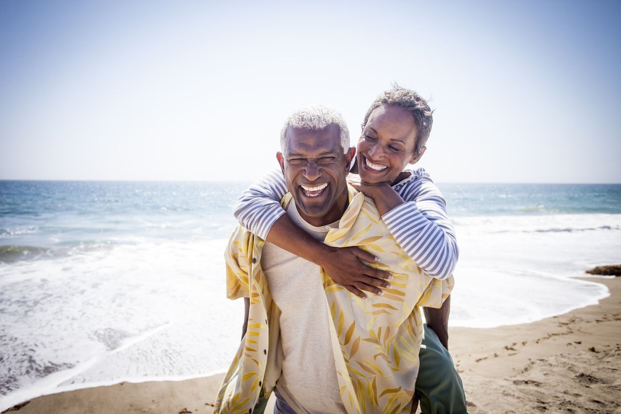 seniors on beach