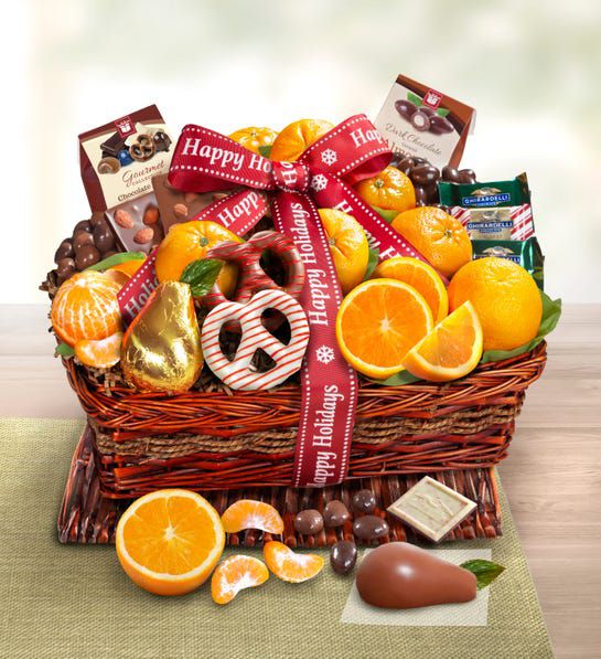 Yuletide Cheer Holiday Fruit & Sweets Basket - Harry & David