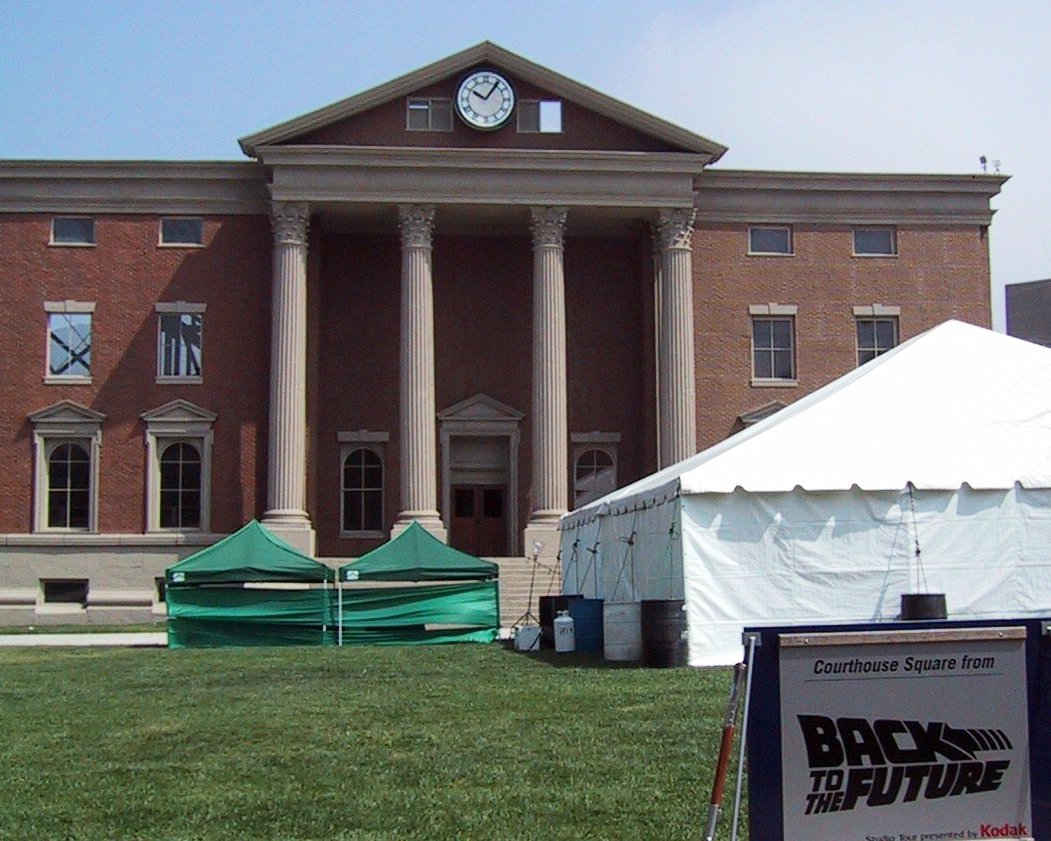 Universal Studios set called Courthouse Square