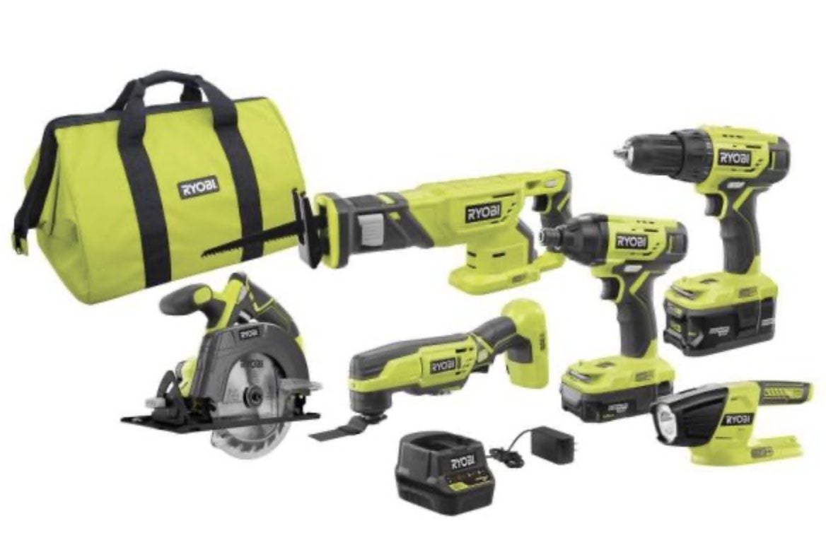 Ryobi 18-Volt 6-Tool Kit