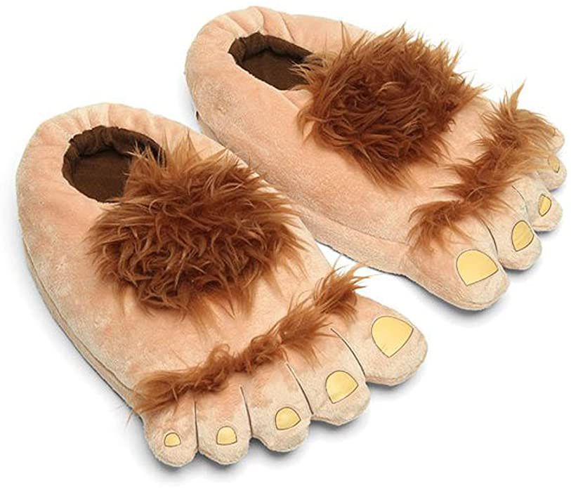 Ibeauti Womens Furry Monster Adventure Slippers