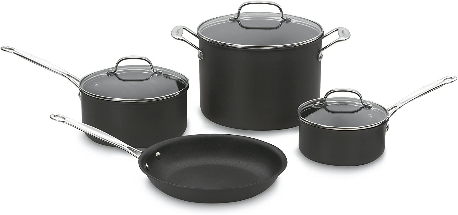 Cuisinart Chef’s Classic Nonstick Hard Anodized 7-Piece Set