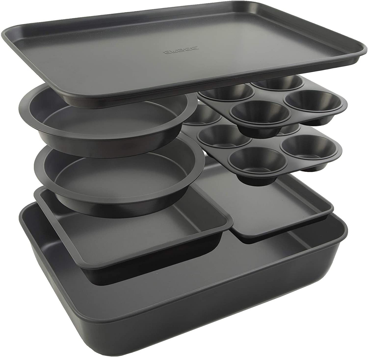 Elbee Home Eight-Piece Stack 'N Store Baking Set