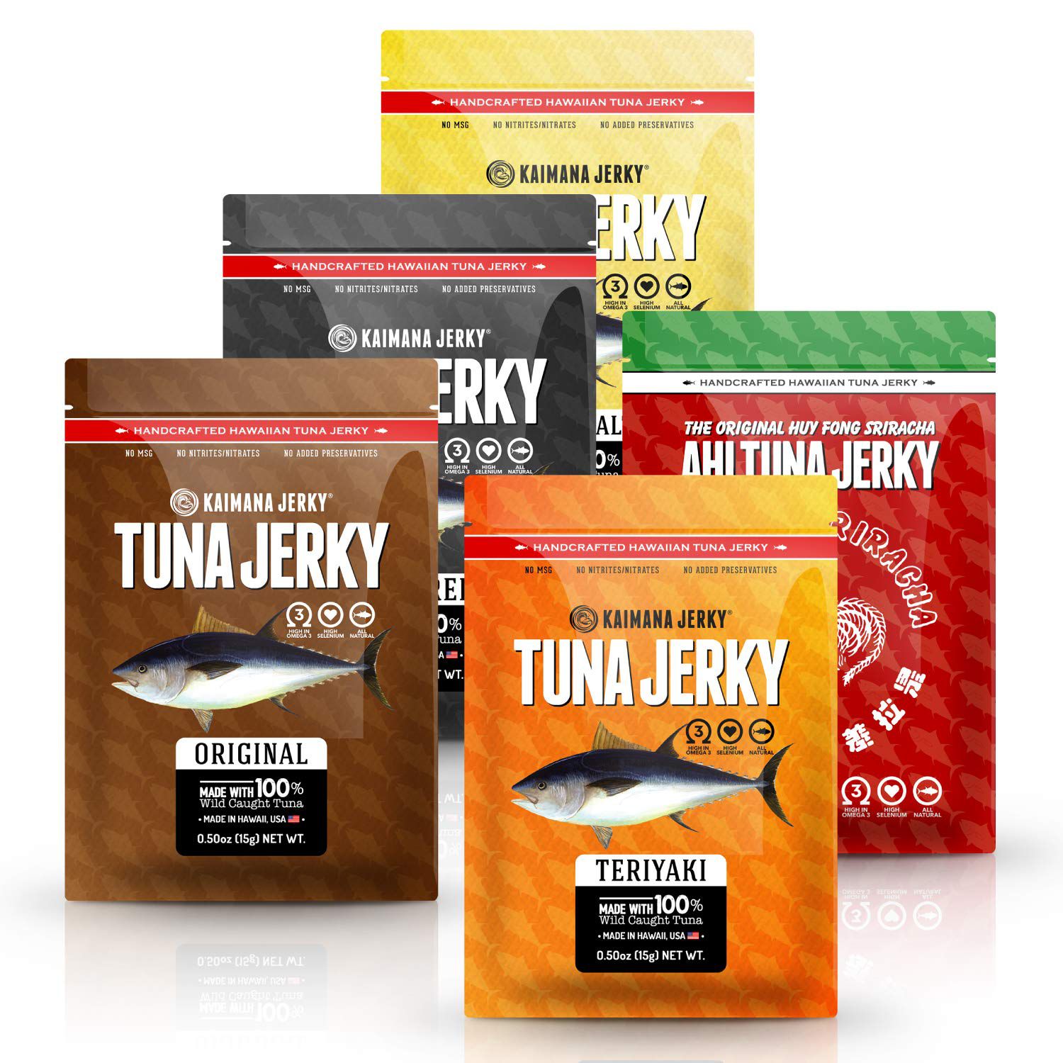 Kaimana Jerky Ahi Tuna Sampler Bundle